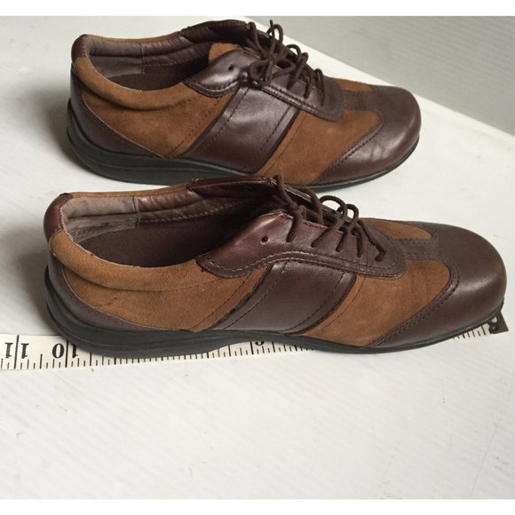 PW Minor Bronze Brown Comfort Slip Resistant Leather Shoes EUC - Picture 6 of 9